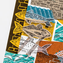 Load image into Gallery viewer, Harbour Walls twelve colour limited edition screenprint
