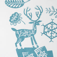 Load image into Gallery viewer, Scandi Forest hand printed screen print
