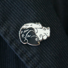 Load image into Gallery viewer, Sleeping Bears hard enamel pin, hugging, love and friendship, hug, bear, Valentines
